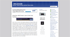 Desktop Screenshot of matthrivnak.com